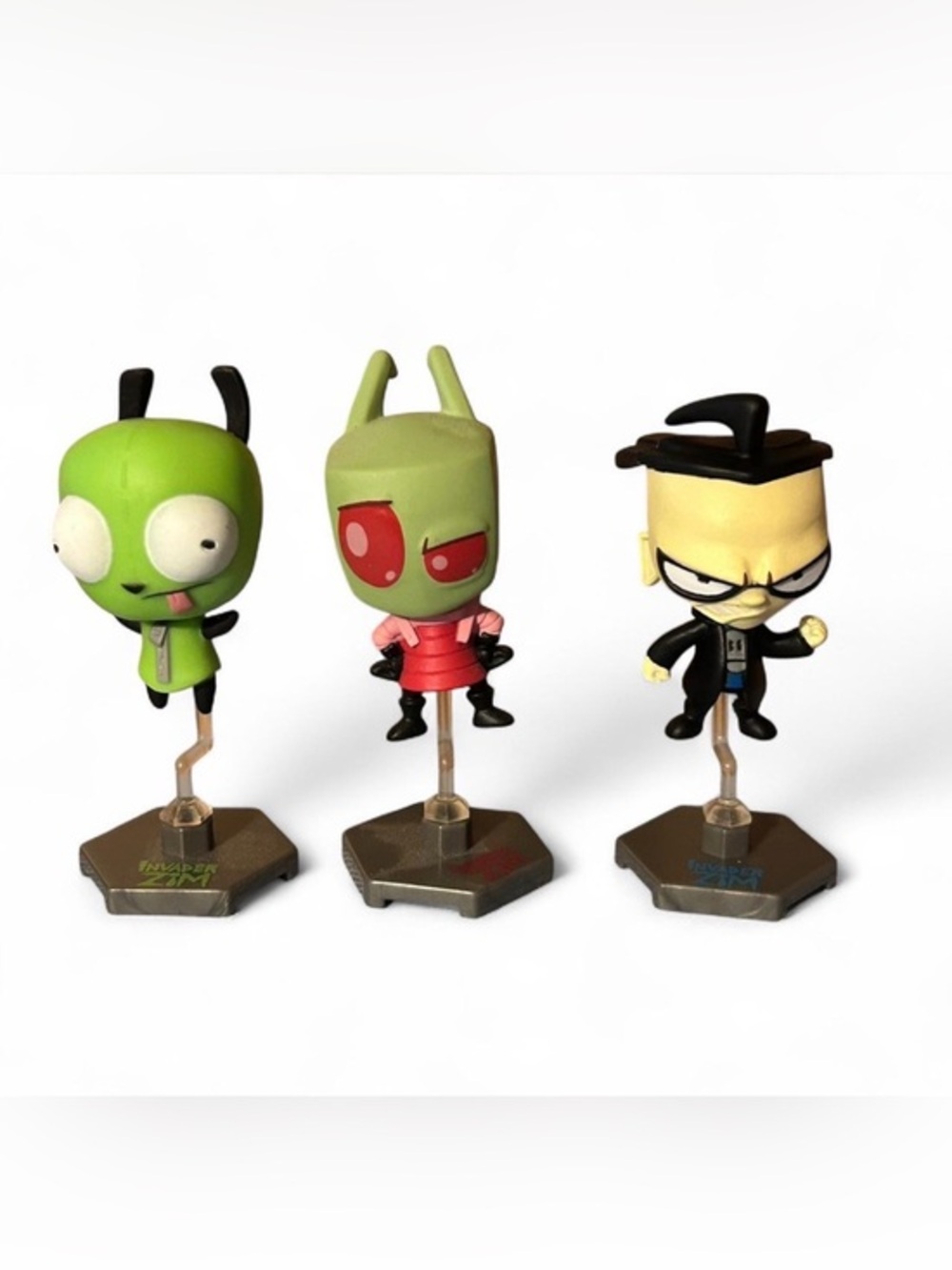 Invader Zim Bobble Blips GIR and Dib Figures Funko Nickelodeon 2000s